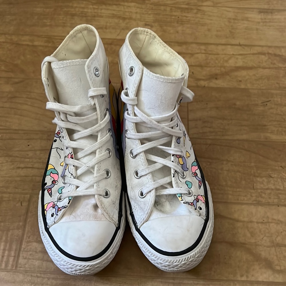 Unicorn converse all star high tops